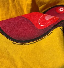 VTG 2006 The Rolling Stones Bigger Bang Tour Tee Mens L Rare Yellow Band Shirt
