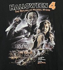 Halloween 4 Return Of Michael Myers Fright Rags Shirt Size Large L Horror OOP