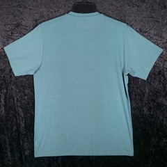 Free Fly Mens Bamboo Flex Pocket Tee Heather Sea Pine Green M 8300 UPF 50+ NEW