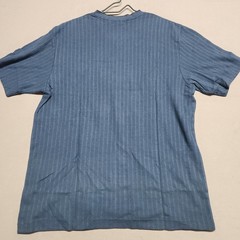 Claiborne S-Essentials V-Neck Shirt XL Meru 1518 Cotton Blend Blue 127