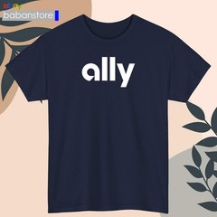 Ally Financial Logo Black/White/Grey/Navy/Red/Light Blue T-Shirt S-5XL