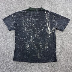 Deftones Shirt Mens Medium Black Bleach Splatter Acid Wash Nu Metal Music