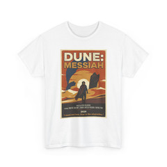 Dune Messiah T Shirt Retro Sci Fi Movie Poster Graphic Vintage Black Tee