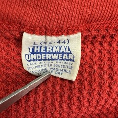 Vintage Long John’s Thermal Underwear Shirt Mens Large Waffle Knit USA 1960’s