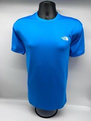 The North Face Short Sleeve Simple T-Shirt Adriatic Blue / White PU1071