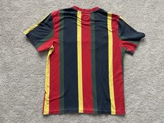 Vintage Y2K Karl Kani Embroidered Logo T Shirt Men’s Medium Striped Hip Hop
