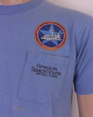 vintage 80s Columbia STS 5 Space Shuttle T-Shirt 1982 Astronaut single stitch L