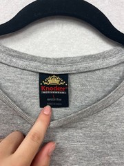 Knocker Activewear Gray T-Shirt L #518A