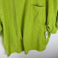 Mode of One Mens Acid Green Relaxed Pocket T-Shirt XXL NEW 100187075MN