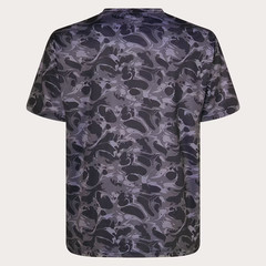 Oakley Enhance Qdevo SS Tee Graphic 4.0 Short Sleeve T-Shirt Black Print 2XLarge