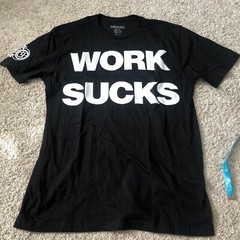 BLINK 182 Work Sucks Tour Concert BLACK One More Time M 2024 Tee T Shirt FLAW