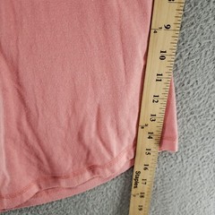 Hollister Must Have Collection 1/4 Button T Shirt Mens M Seagull Logo Pink