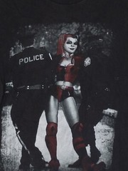 Harley Quinn Batman DC Comics Black Graphic T-Shirt Size Medium