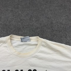 VINTAGE Y2K Computer Shirt Mens XL White 01-01-00 USA Lee Graphic Humor 90s