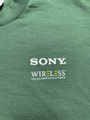 Vintage Sony D-WAVE Shirt Logo Men’s Large SONY Wireless Telecommunications