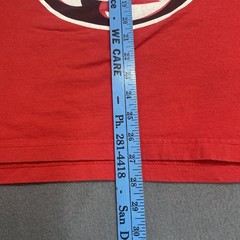 Mad Money Bag Mens Short Sleeve T Shirt Graphic Funny XL Made In USA Red