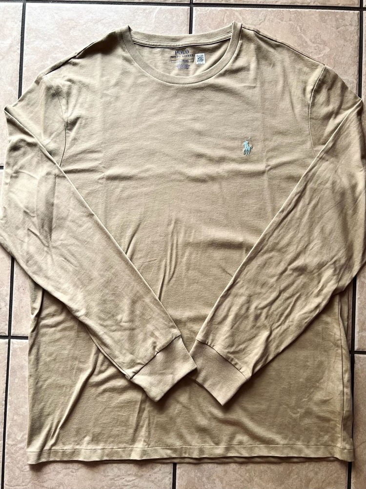 Polo Ralph Lauren Long Sleeve Cotton Jersey Crewneck T-Shirt