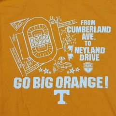 Y2K Go Big Orange Tennessee Vols Men’s Size 2XL Football College Sports T Shirt