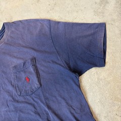 Vintage 90s Polo Ralph Lauren Pocket T Shirt Sun Faded USA Single Stitch Large