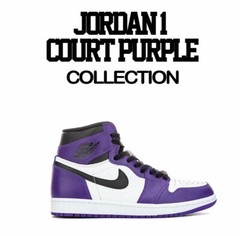 Shirt Match Jordan 1 OG Court Purple – Daily Routine Tee