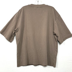 Uniqlo U AIRism T-Shirt Oversized Cinnamon Brown Men’s Size M Cut Hem