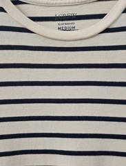 J. CREW Men’s Slim Washed Short Sleeve Navy Stripe, Medium
