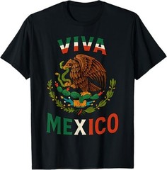 NEW LIMITED Independence Day Viva Mexico Flag Design Best Gift Tee T-Shirt S-3XL