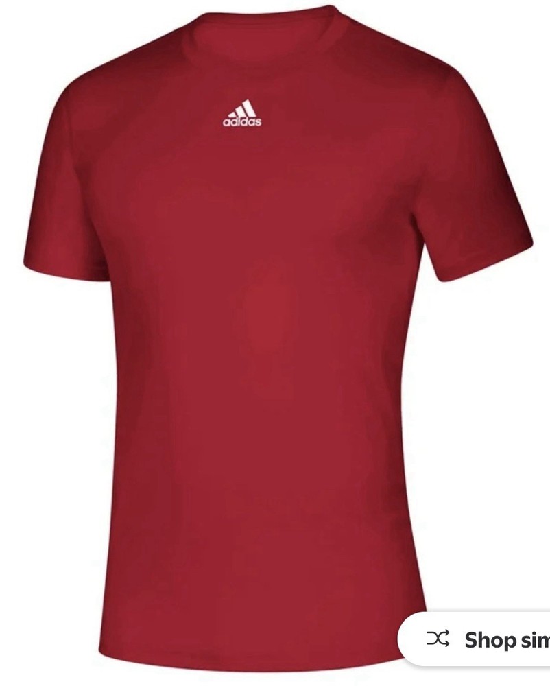 Men’s adidas Creator Short Sleeve T-Shirt – Red Size Small EK0092 New In Bag