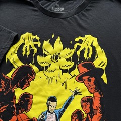 Loot Crate Shirt Mens 3XL Black Stranger Things Graphic Crewneck Cotton Jersey