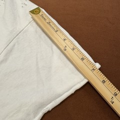 Shaka Wear XL Heavyweight Art Sketch Graphic Tee Distressed Drop Shoulder White