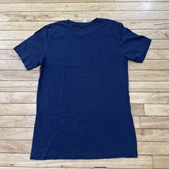 Bella Canvas ABC 123 Graphic T Shirt Men M Blue Alphabet Numeral Learning Print