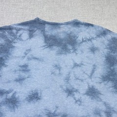 BYLT Tie-Dye Gym T-Shirt Mens Large Blue Relaxed Graphic Crew Neck Stretch
