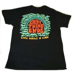 aLab T Shirt Black Large 100% Cotton Streetwear Bold Graphics Top Skate Rave o