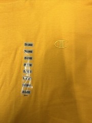 Camiseta Para Hombre Champion Franela Manga Corta Deportiva Talla 2XL