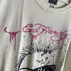 Vtg Y2K Style Ed Hardy Destroy Punks Not Dead Tattoo Tee Tank Skull Sz XXL