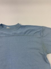 Vintage Stedman Shirt Mens Large Blue Blank Crewneck Short Sleeve Tee Basic