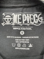 Ripple Junction Shirt Mens Small Black One Piece Brook Wanted Graphic Tee Anime