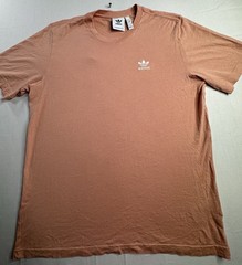 adidas Originals Men’s Trefoil Logo Crew Neck Short Sleeve T-Shirt Pink S