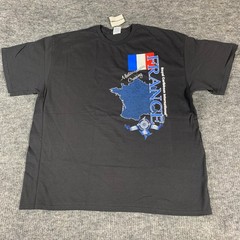 Delta T Shirt Mens 2XL Black France Mediterian Cruising Short Sleeve European