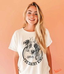 Custom Pet Portrait Comfort Tee Personalized Dog Cat Photo Shirt Gift Idea