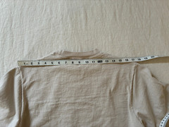 Lady White Co Shirt Mens Medium Oatmeal Rugby Tee Crew Neck Made in USA
