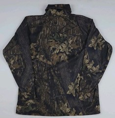 Vintage Cabela’s Woodland Camouflage Fleece Turtleneck Shirt Outdoor Tree Camo