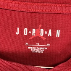 Air Jordan 85 Patch Logo Men’s T Shirt Sz XL Red DA9898-677 Heavy Knit Cotton