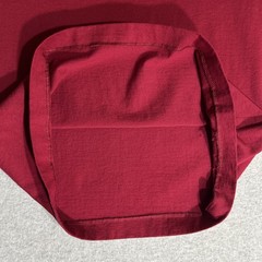 Vintage Fruit of the Loom Best Maroon Red Plain Blank 50/50 Blend T-Shirt Large