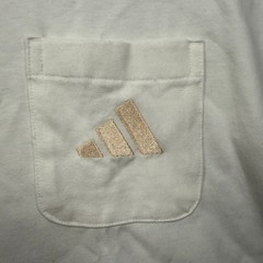 Adidas M 3BAR POCKET T Men 4XL White Embroidered Logo Cotton Tee JZ1463