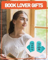 Reading Socks with Gift Box, Book Socks Women, Book Lover Gifts for Women, Fu…