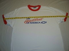 NOS *BRAND NEW* Chevrolet The Heartbeat Of America Logo 50/50 White T-shirt *XL*