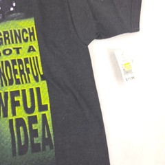 VTG 1999 Suess Wear “Grinch Got A Wonderful Awful Idea” Shirt Sz Lg NWT New Look