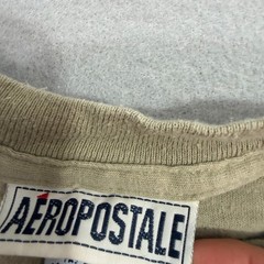 Vintage Aeropostale Surf Shirt Men’s Large Tan Green y2k Surfing Skate 2000s