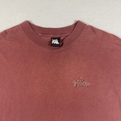 No Fear T-Shirt Men’s L Red Funny Joke Made In USA 100% Cotton Back Hit